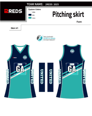 Willoughby United Netball Dress