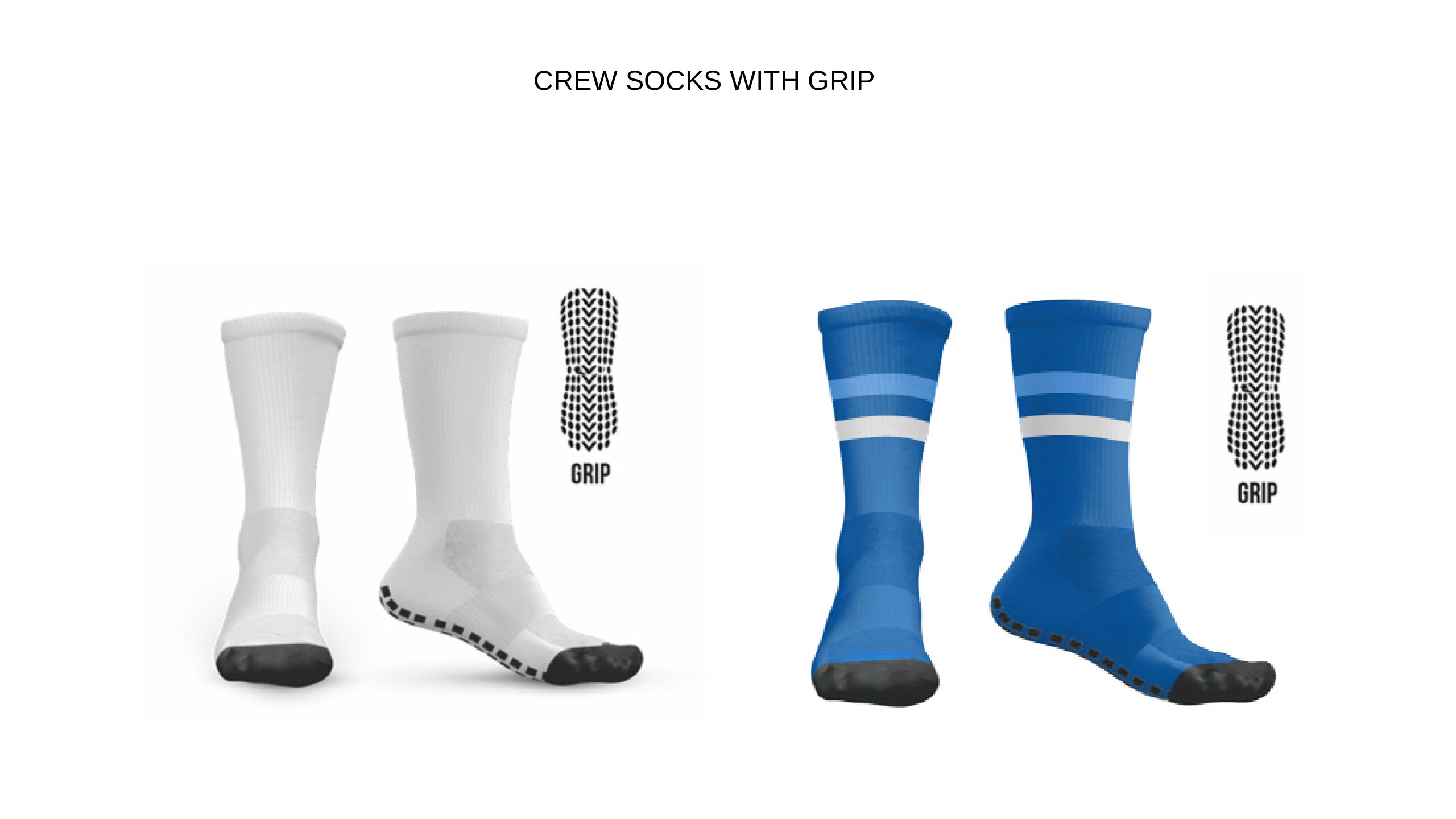 Mosman Rugby Grip Crew Socks