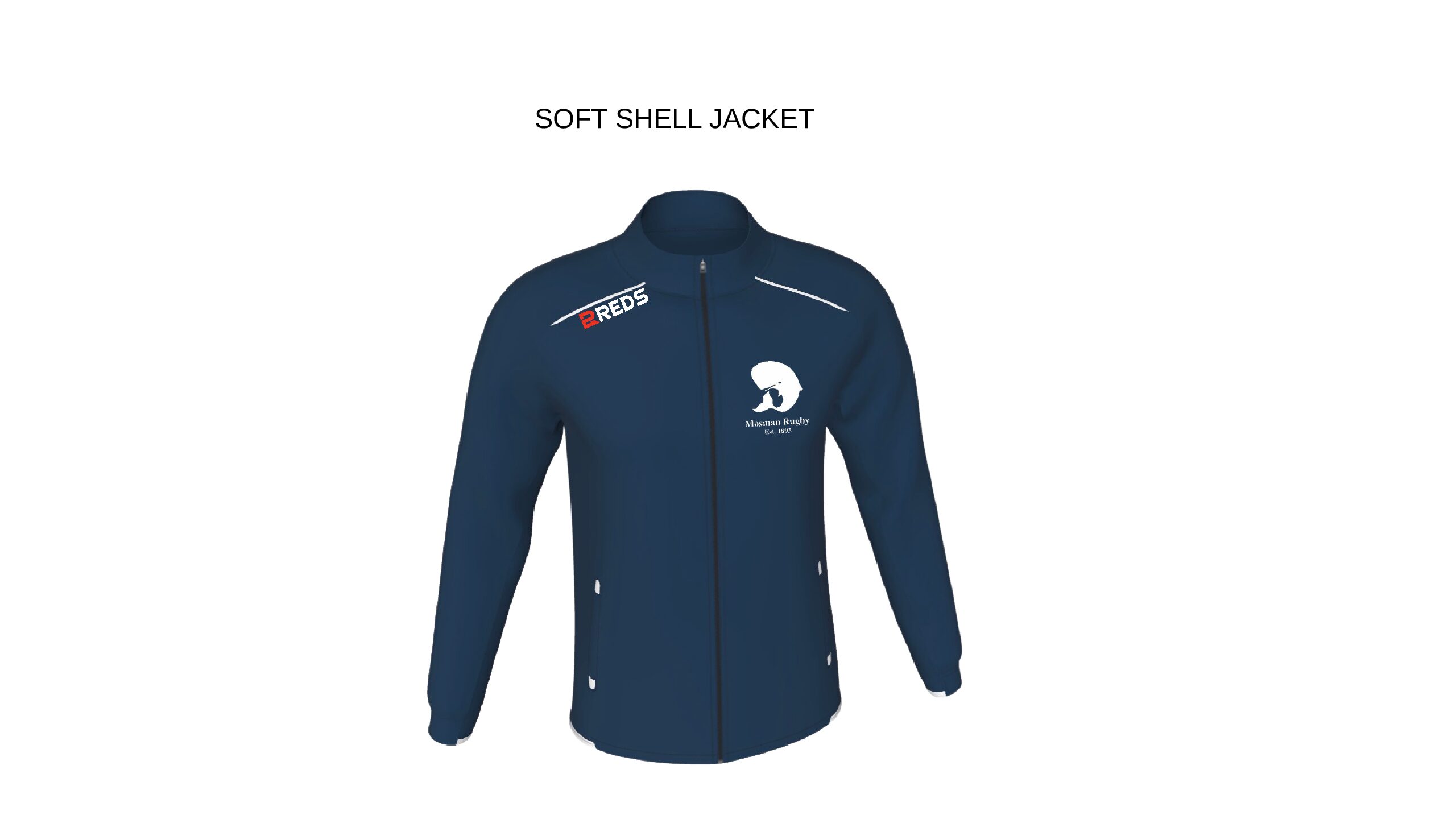 Mosman Senior Rugby Soft Shell Jacket (Unisex)