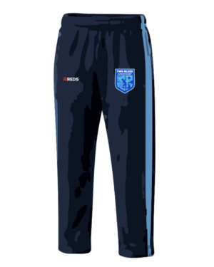 TWO BLUES COTTON TRACK PANTS