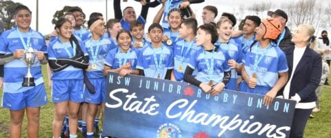 Two Blues Junior Rugby Union